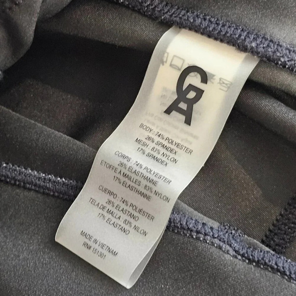 Good American The Ombre Leopard Cinch Waist Leggings Size 2 US Medium - Picture 10 of 11